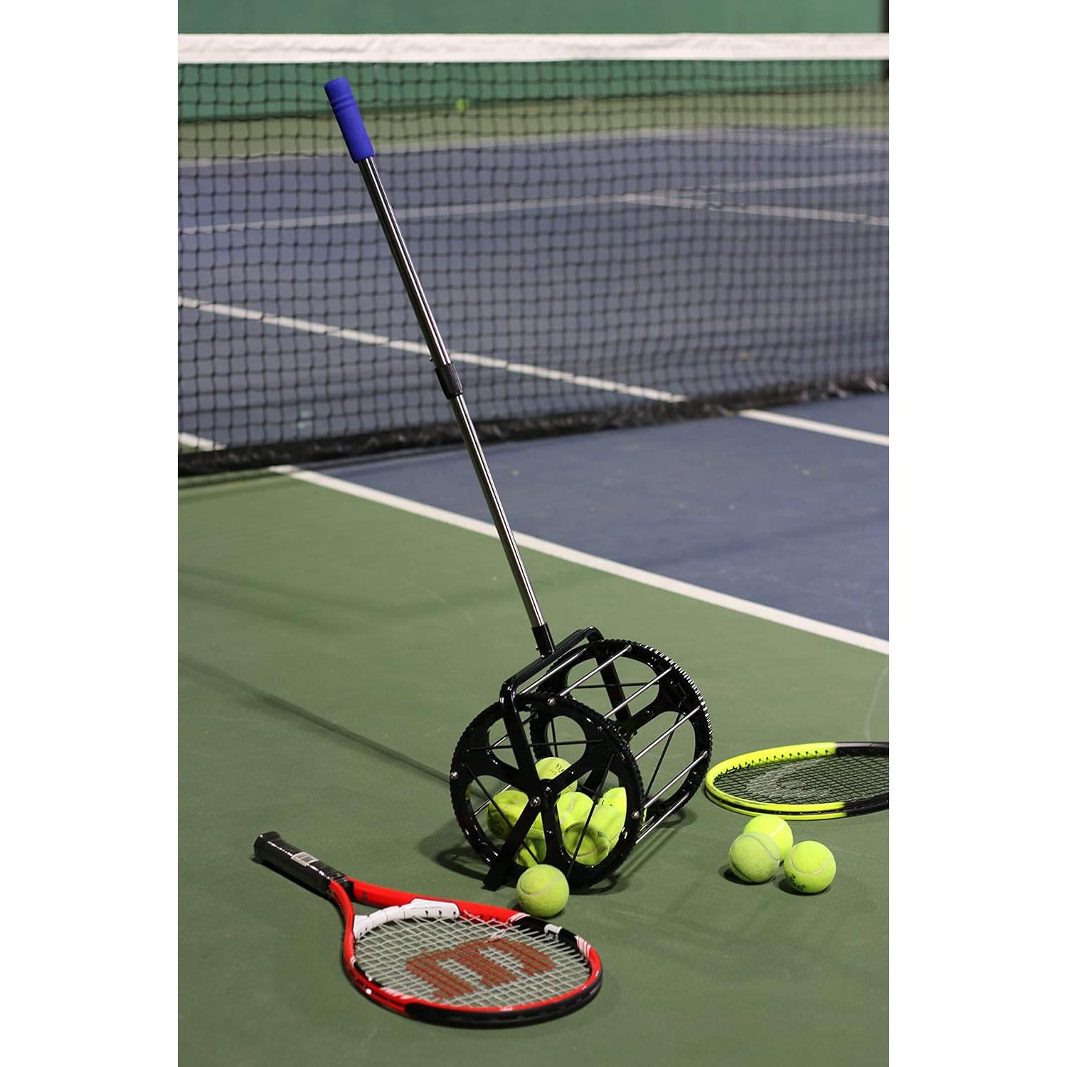 Recogedor de Pelotas de Tenis Coolcapis TBH - Capacidad 55 Pelotas