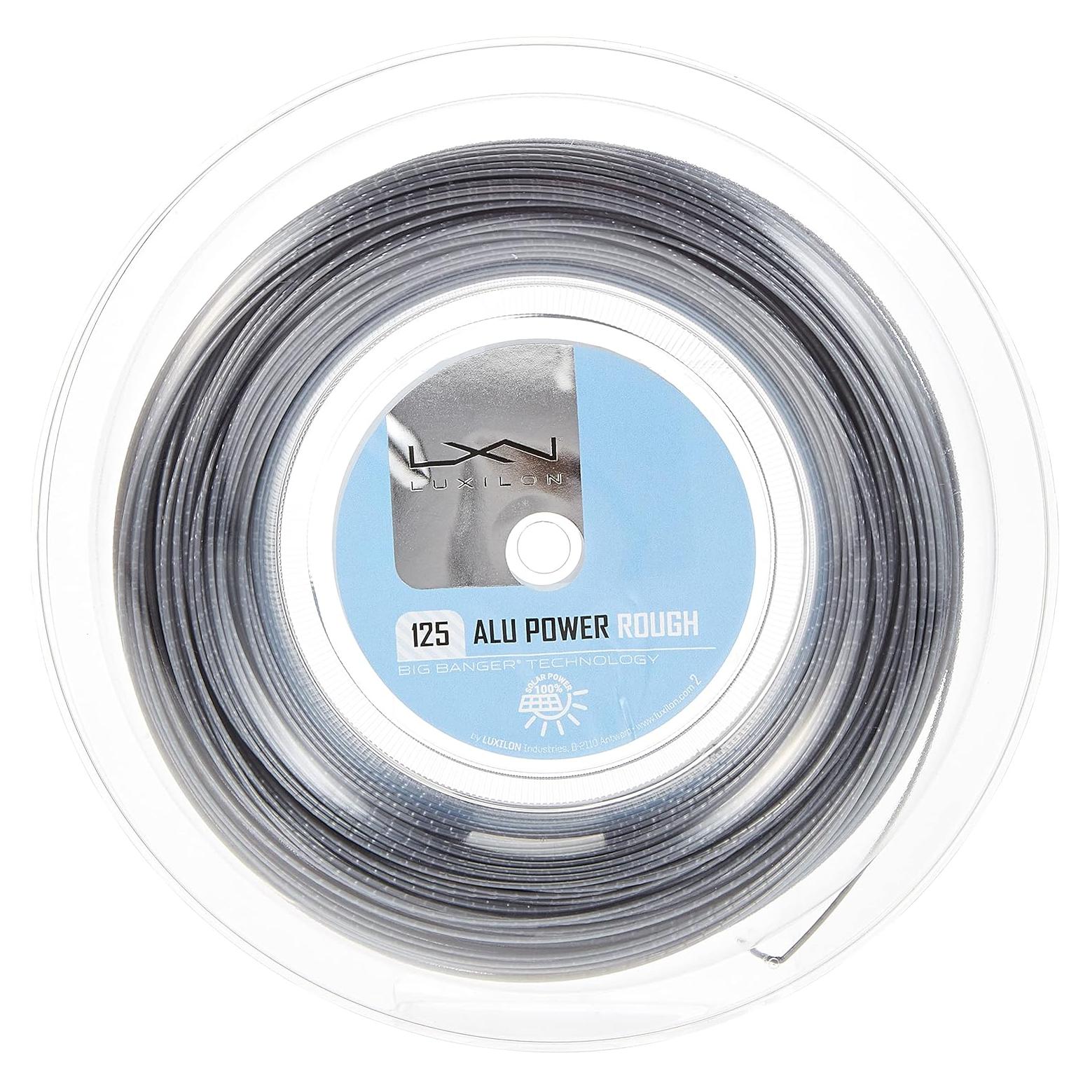 Cuerda de Tenis Luxilon ALU Power Rough 125 - 100m Gris