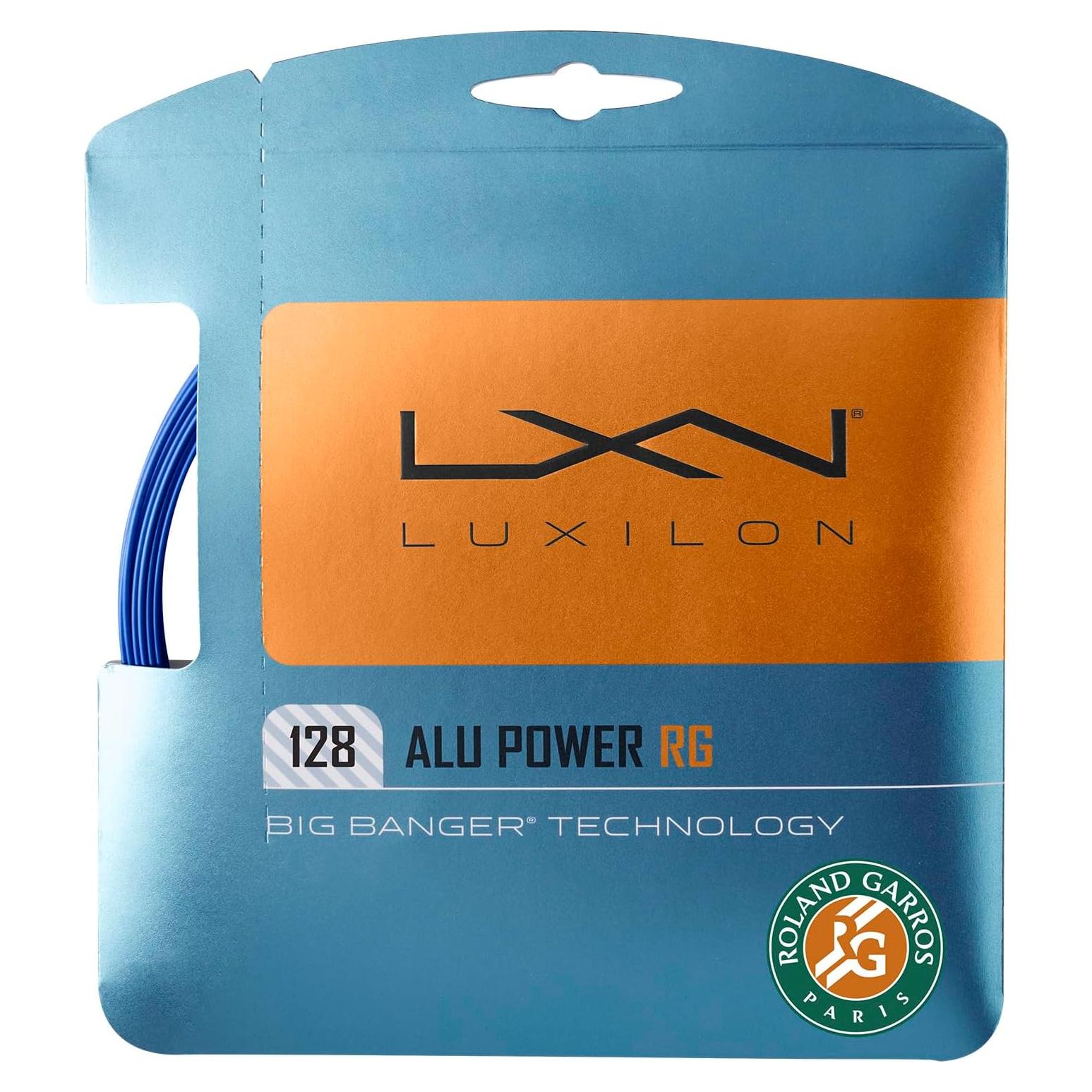 Cuerdas de Tenis Luxilon Roland-Garros ALU Power 128 Azul