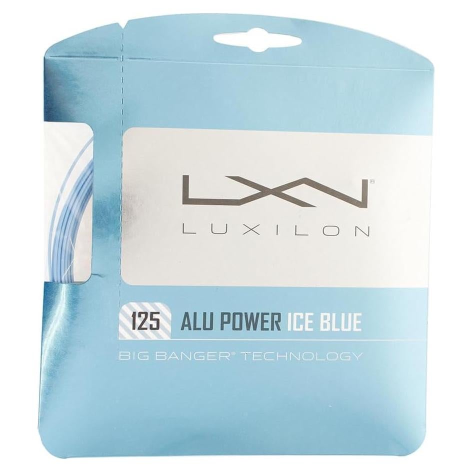 Cuerda de Tenis Luxilon Big Banger ALU Power 125 Azul Hielo