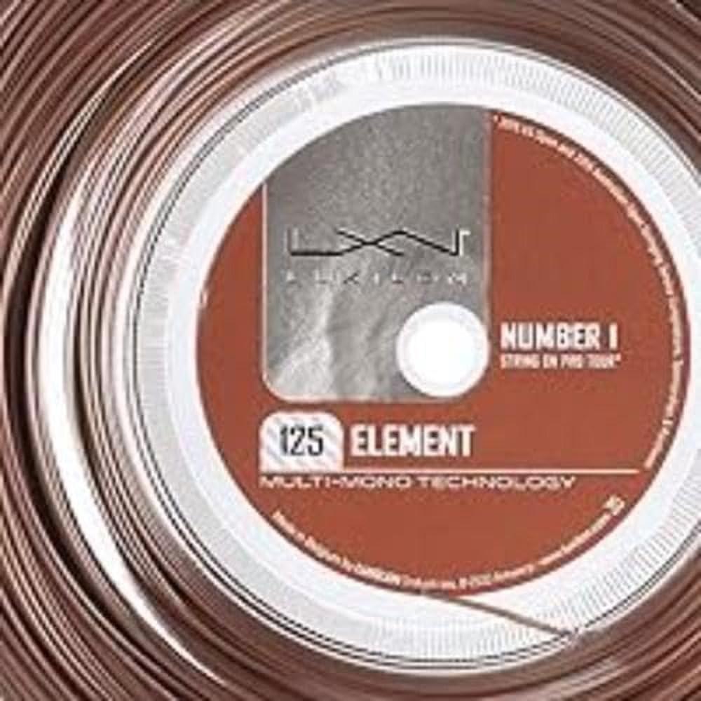 Cuerda de Tenis Luxilon Element 125 Carrete 200m Marrón