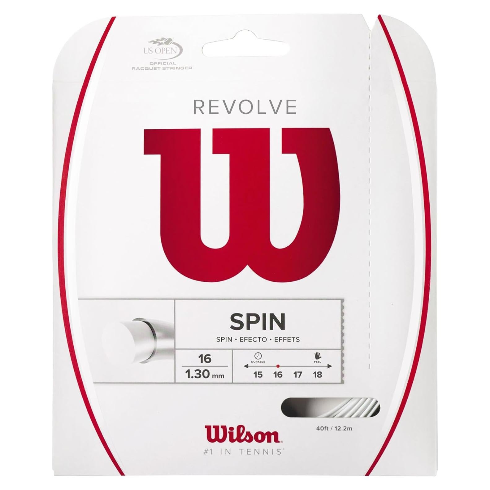 Cuerda de Tenis Wilson Revolve 16 - Set Blanco 0.0045kg