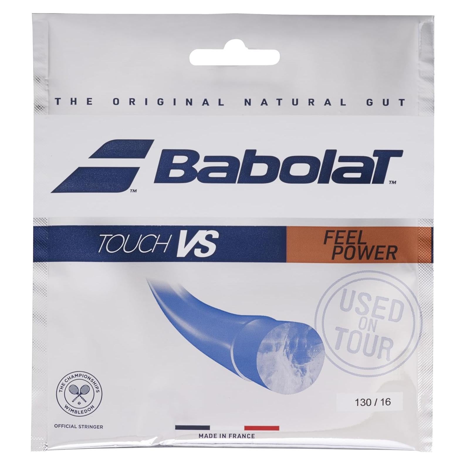 Hilo de Tenis Babolat Touch VS Gut Natural 12m - Paquete Multipack