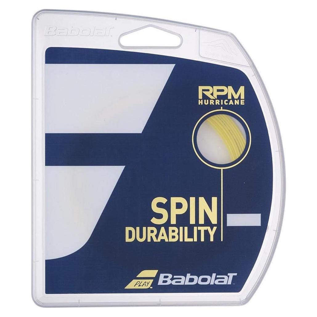 Cuerda de Tenis Babolat RPM Hurricane 16 (1.30mm) Amarillo