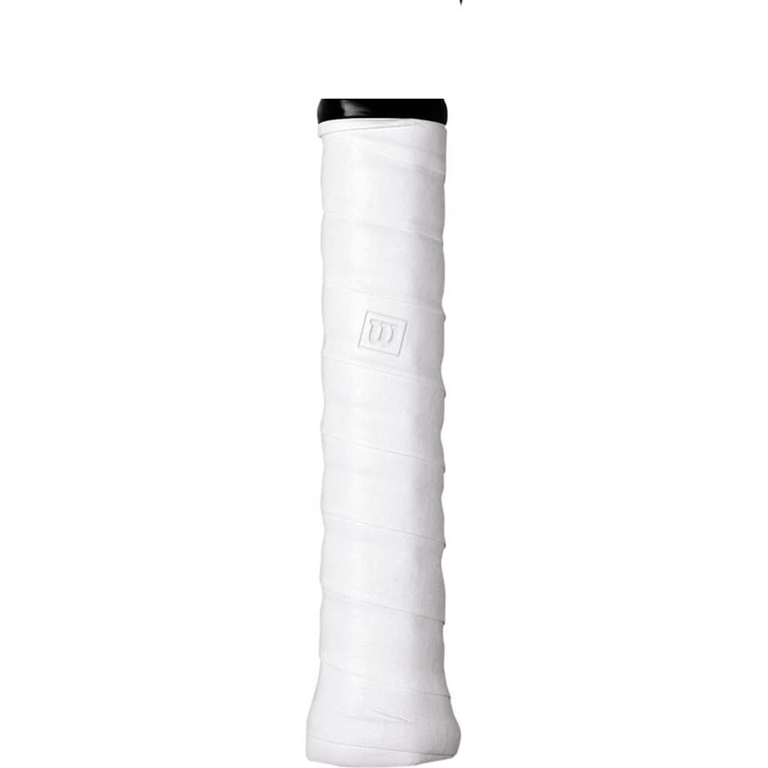 Overgrip Wilson Pro Paquete de 3 Fieltro Blanco Tenis