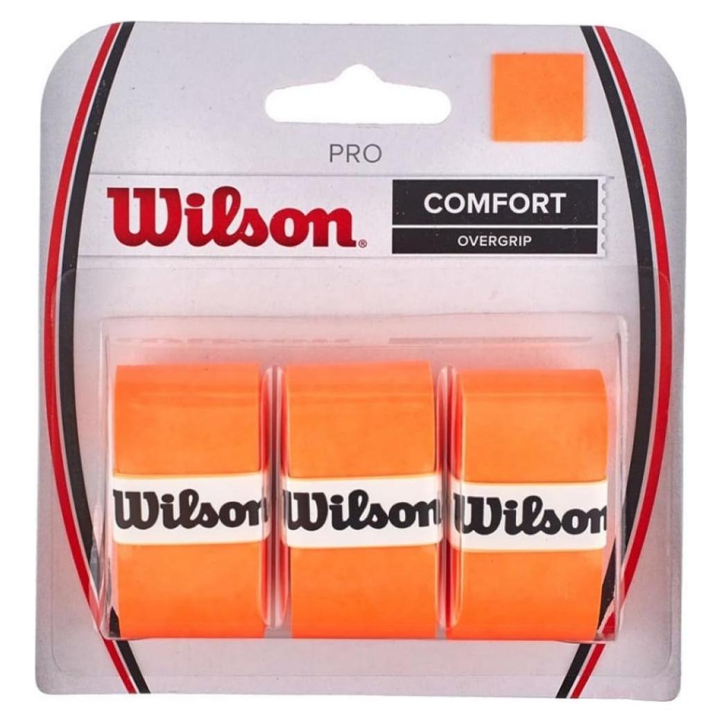 Grip de Tenis WILSON Pro Overgrip Comfort - 3 Unidades - Naranja