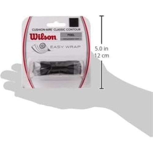 Agarre de Raqueta Wilson Cushion-Aire Clásico Negro