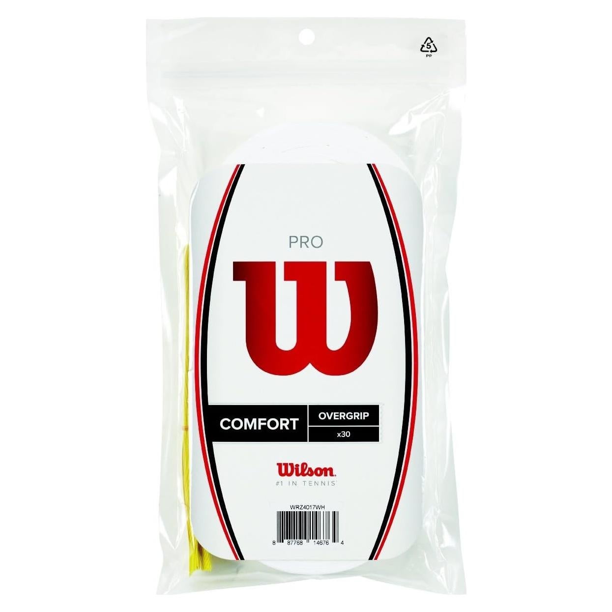 Overgrip Wilson Pro Comfort 30 Unidades - Blanco