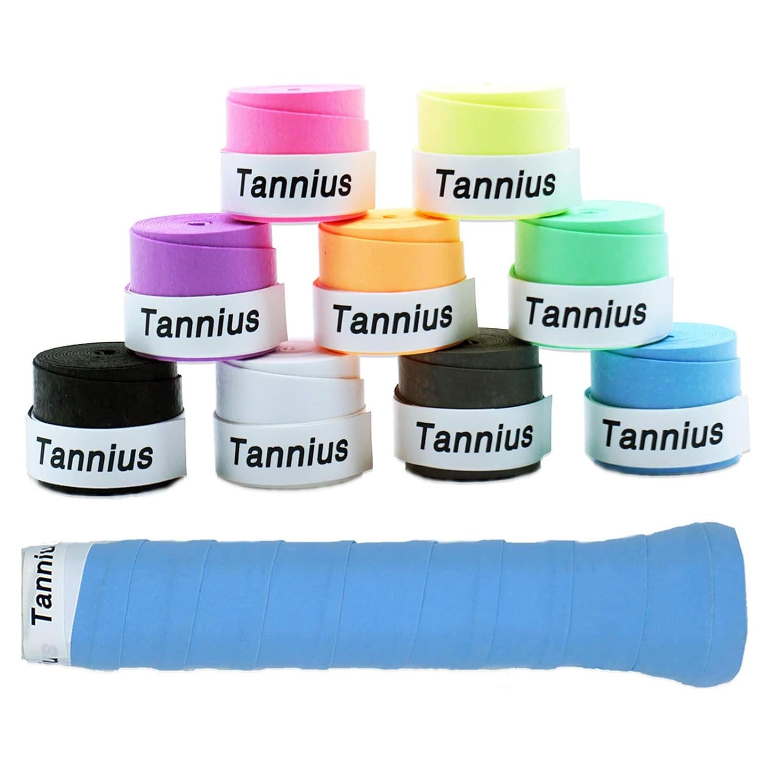 Agarres de Tenis Tannius - Paquete de 9, Super Absorbentes