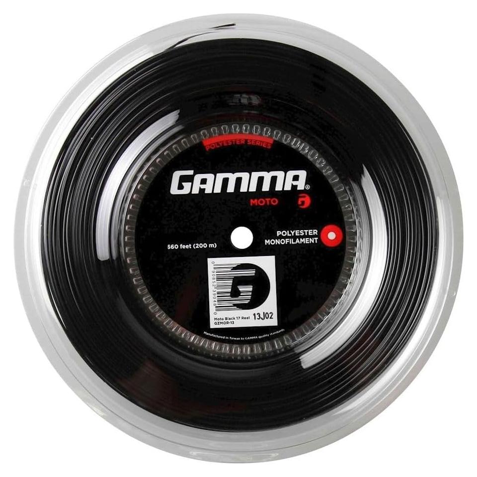 Cuerda de Tenis Gamma Moto 200m Poliester Unisex