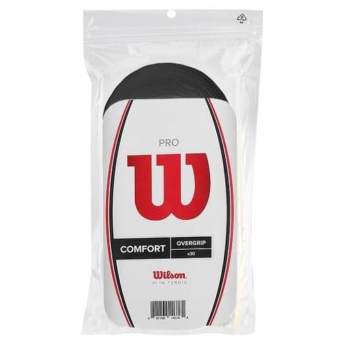 Overgrip Wilson Pro 30 Pack Negro - Fieltro Delgado