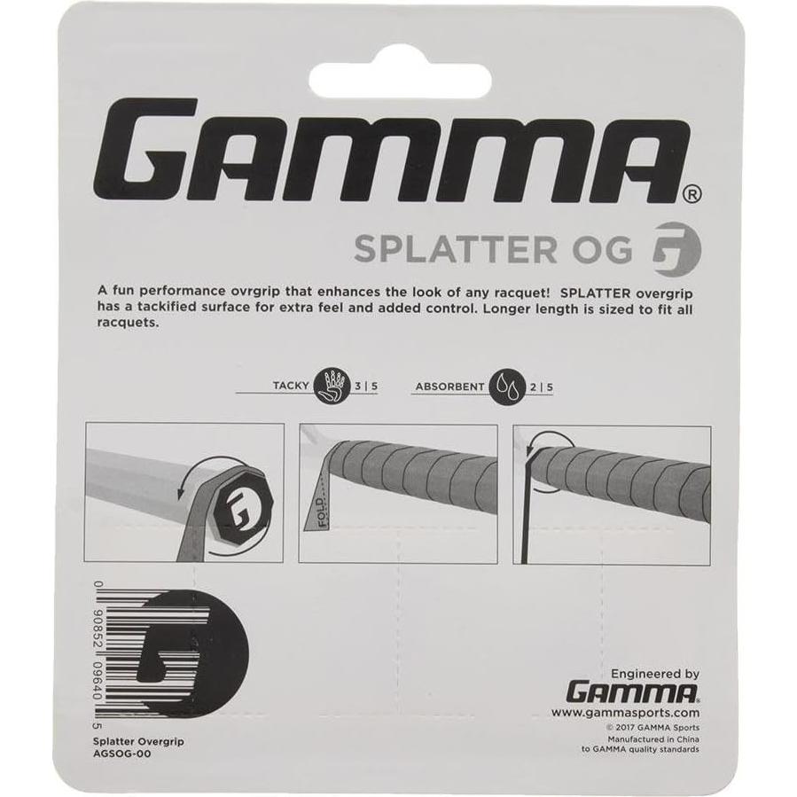 Agarre de Tenis GAMMA Splatter - 3 Unidades Multi