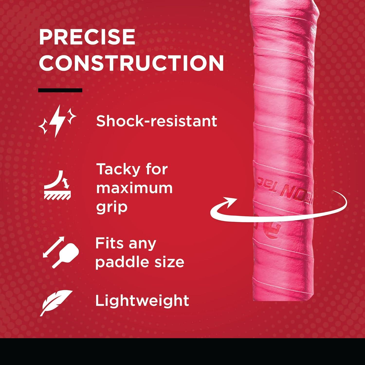 Overgrip GAMMA Pickleball Supremo - Cinta de Agarre Neón