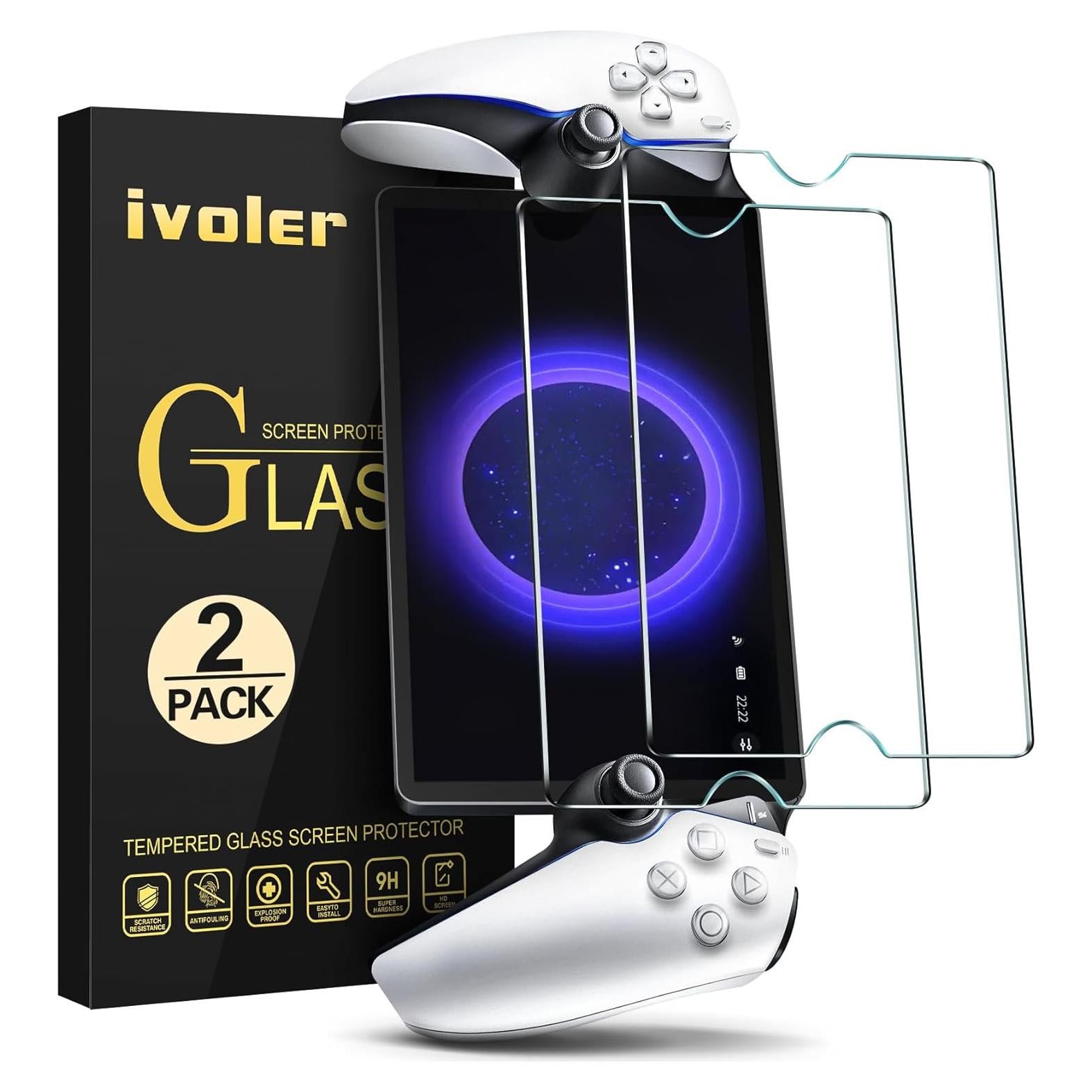 ivoler Protector de Pantalla Vidrio Templado 2 Pzs PS Portal 2023