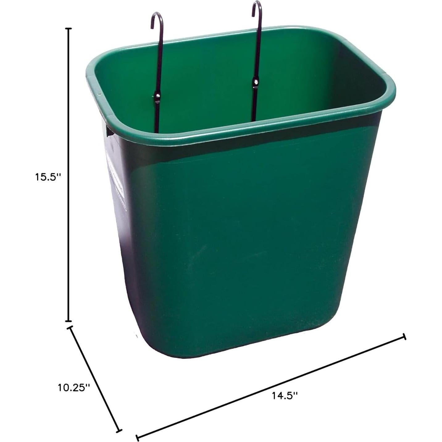 Cesta de Basura para Cancha de Tenis Tourna 26.5L Verde