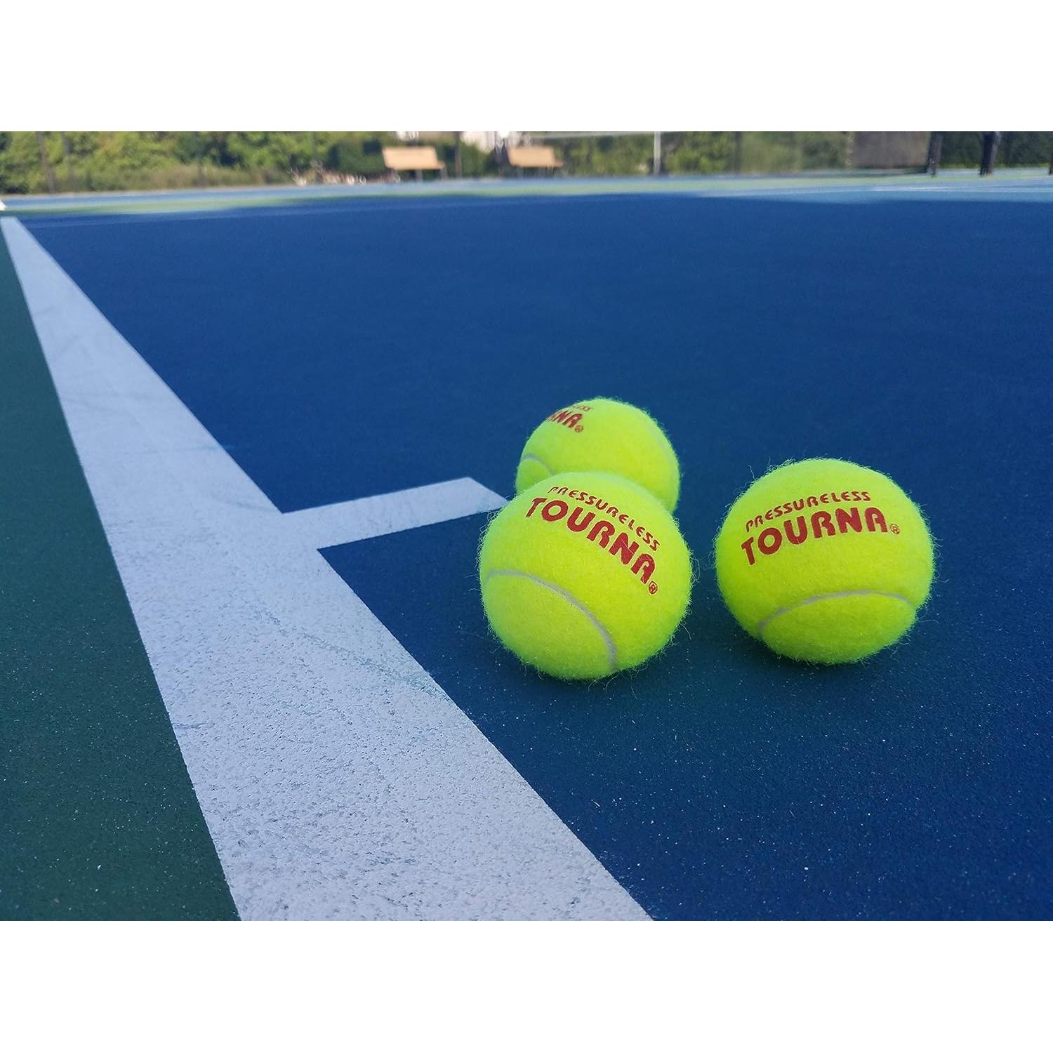 Pelotas de Tenis Sin Presión Tourna - 40 Unidades Amarillo