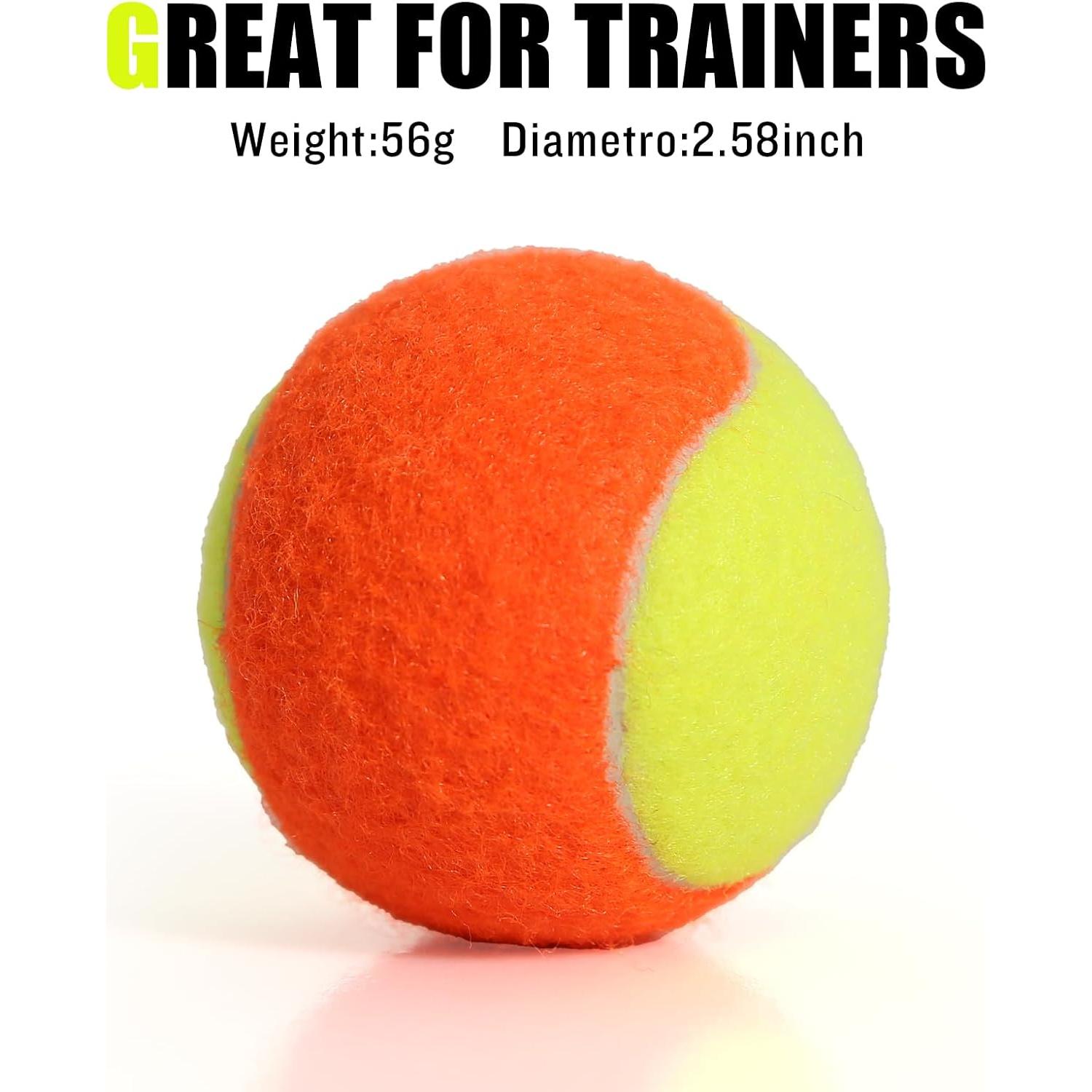 Paquete de 12 pelotas de tenis MRYCZ FYRHD para niños