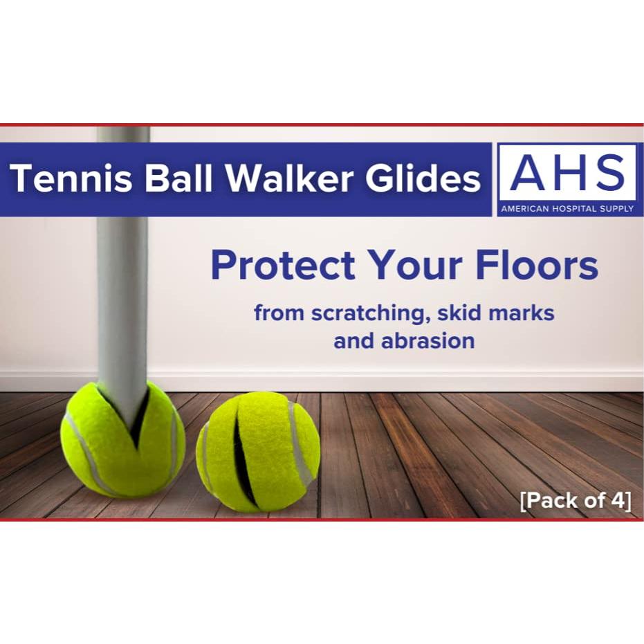 Deslizadores de Pelotas de Tenis AHS para Andadores - Paquete de 4