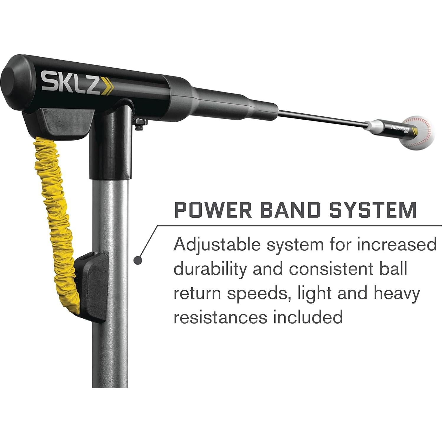 Entrenador de Swing de Bateo SKLZ Hurricane Select - Ajustable 58-96 cm