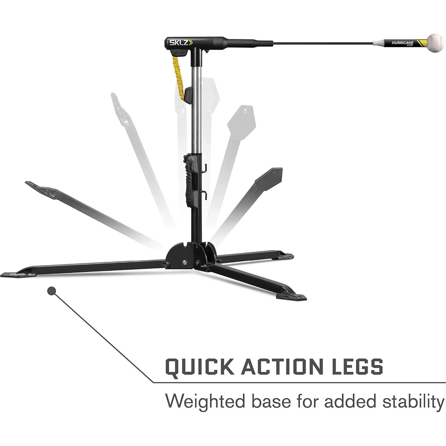 Entrenador de Swing de Bateo SKLZ Hurricane Select - Ajustable 58-96 cm