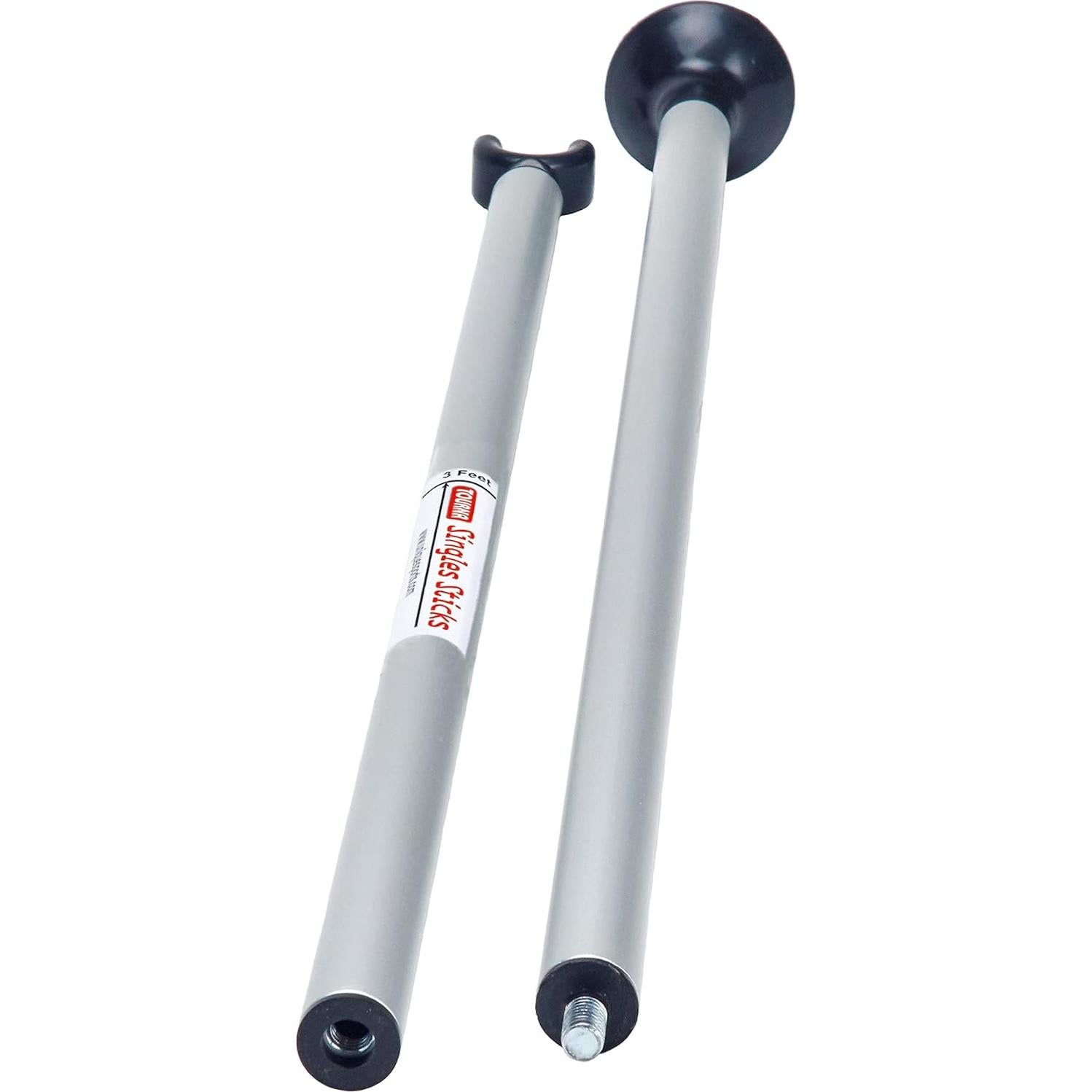 Palos Individuales Tourna para Tenis, Cromo, 0.91m