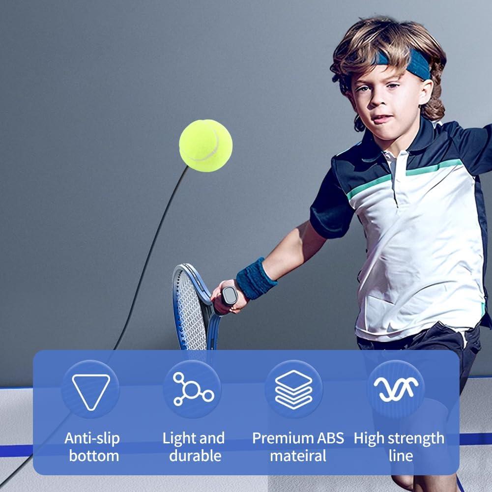 Entrenador de Tenis Kryslanix con Pelota Rebotadora y 3 Pelotas