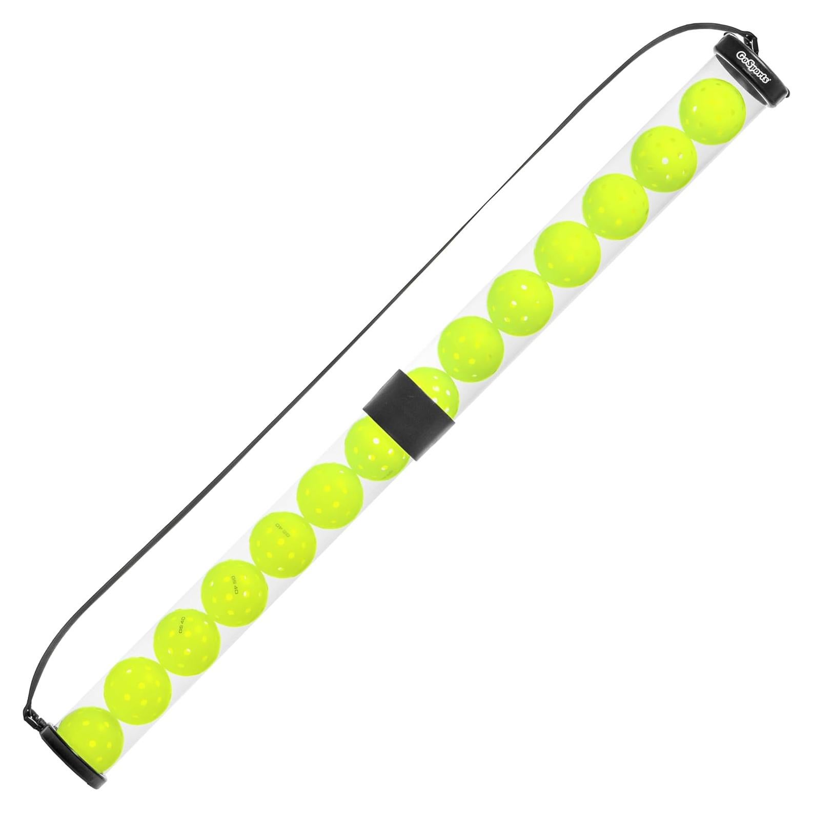 Tubo de Recogida GoSports para Pickleball y Tenis - 14 Pelotas