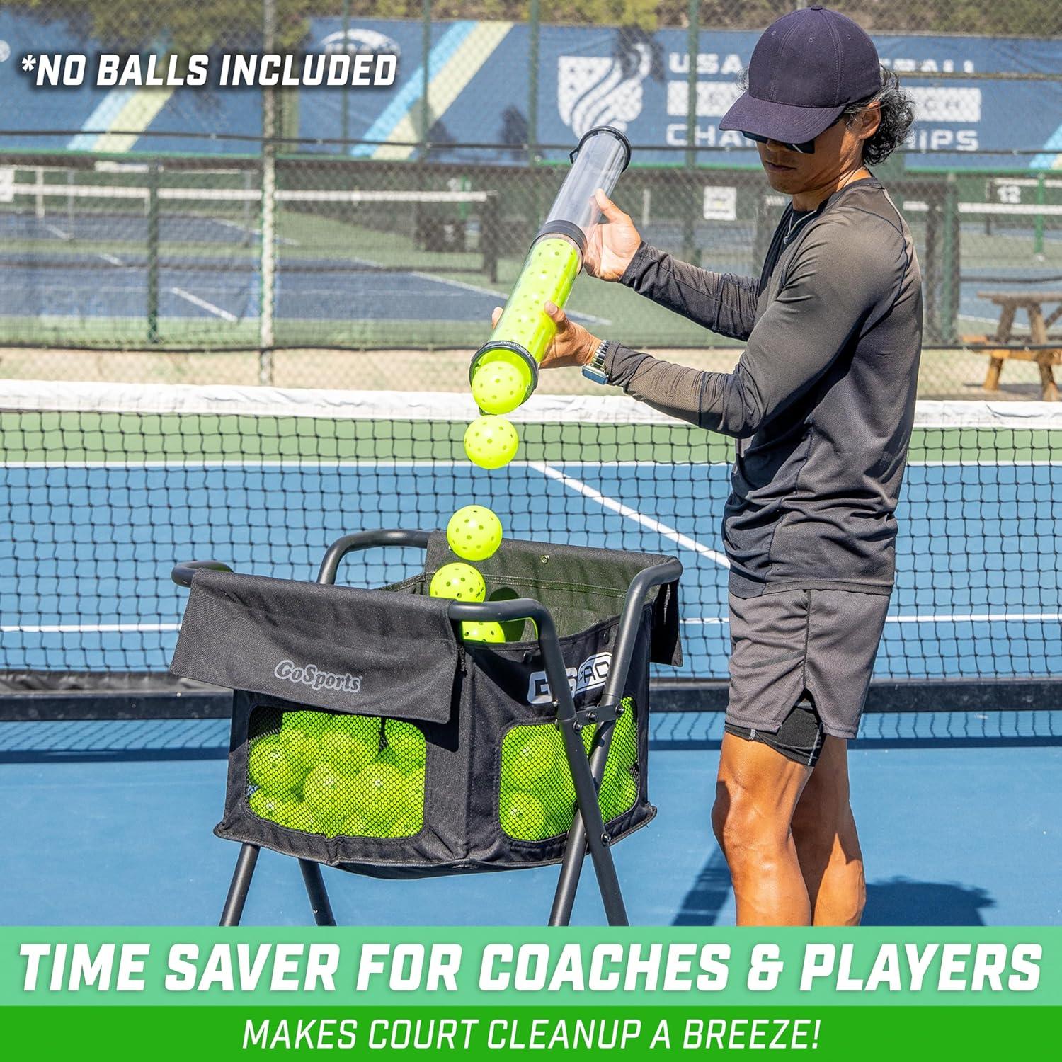 Tubo de Recogida GoSports para Pickleball y Tenis - 14 Pelotas