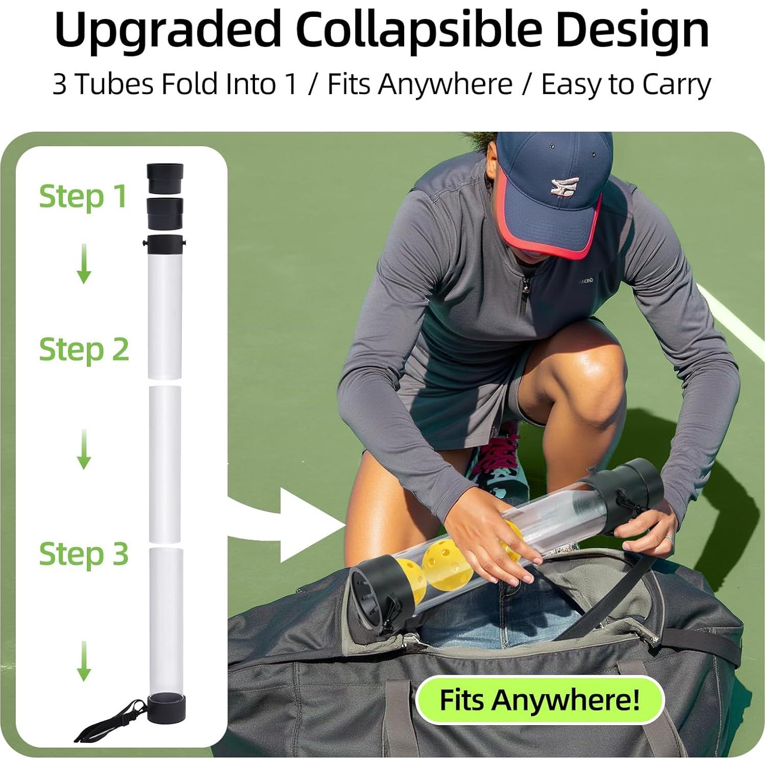 Recogedor de Pelotas Plegable KPOCKED para Pickleball y Tenis