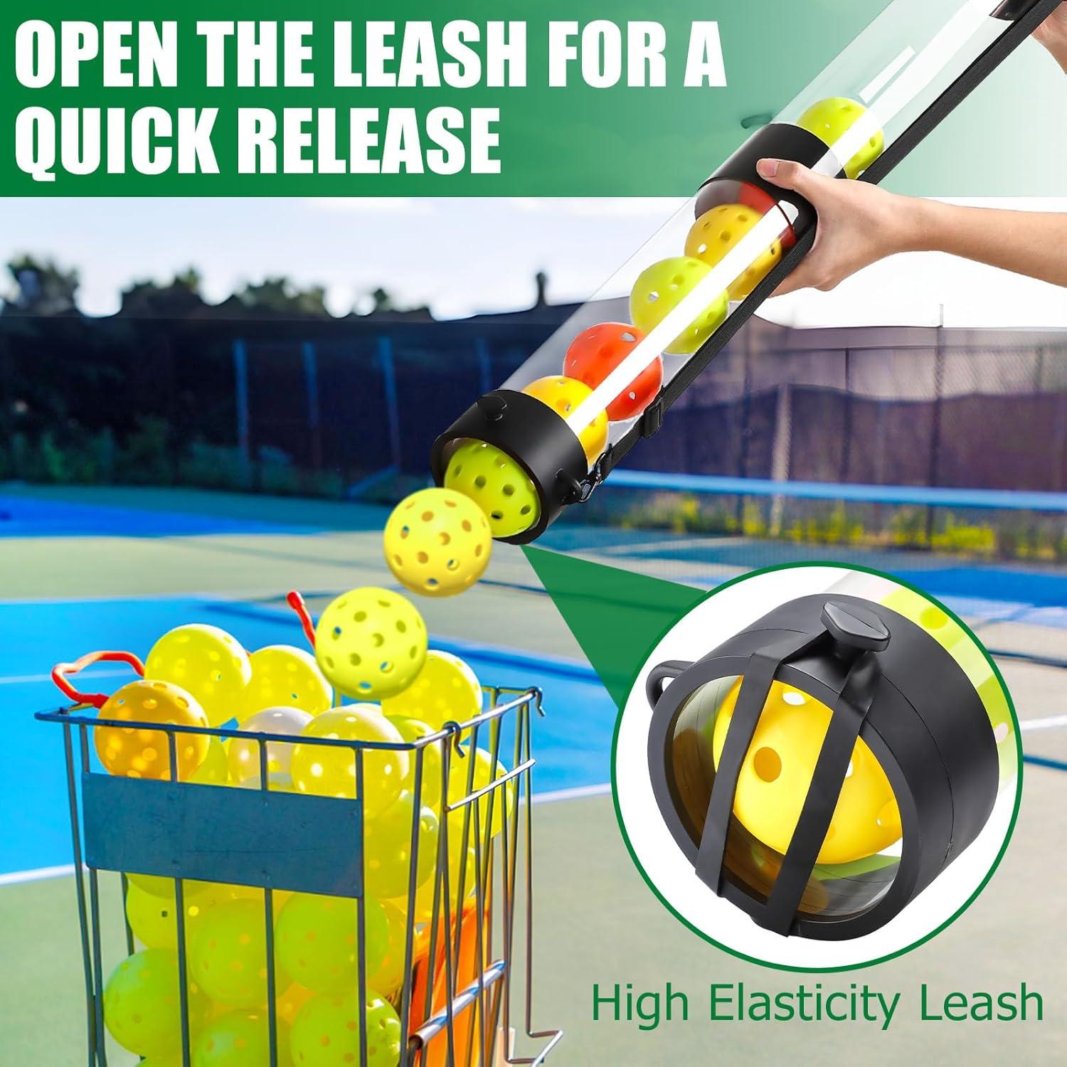 TOBWOLF Recolector de Pelotas de Tenis y Pickleball 11/13 Unidades