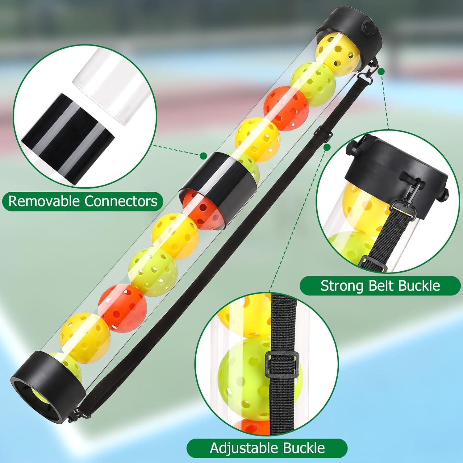 TOBWOLF Recolector de Pelotas de Tenis y Pickleball 11/13 Unidades