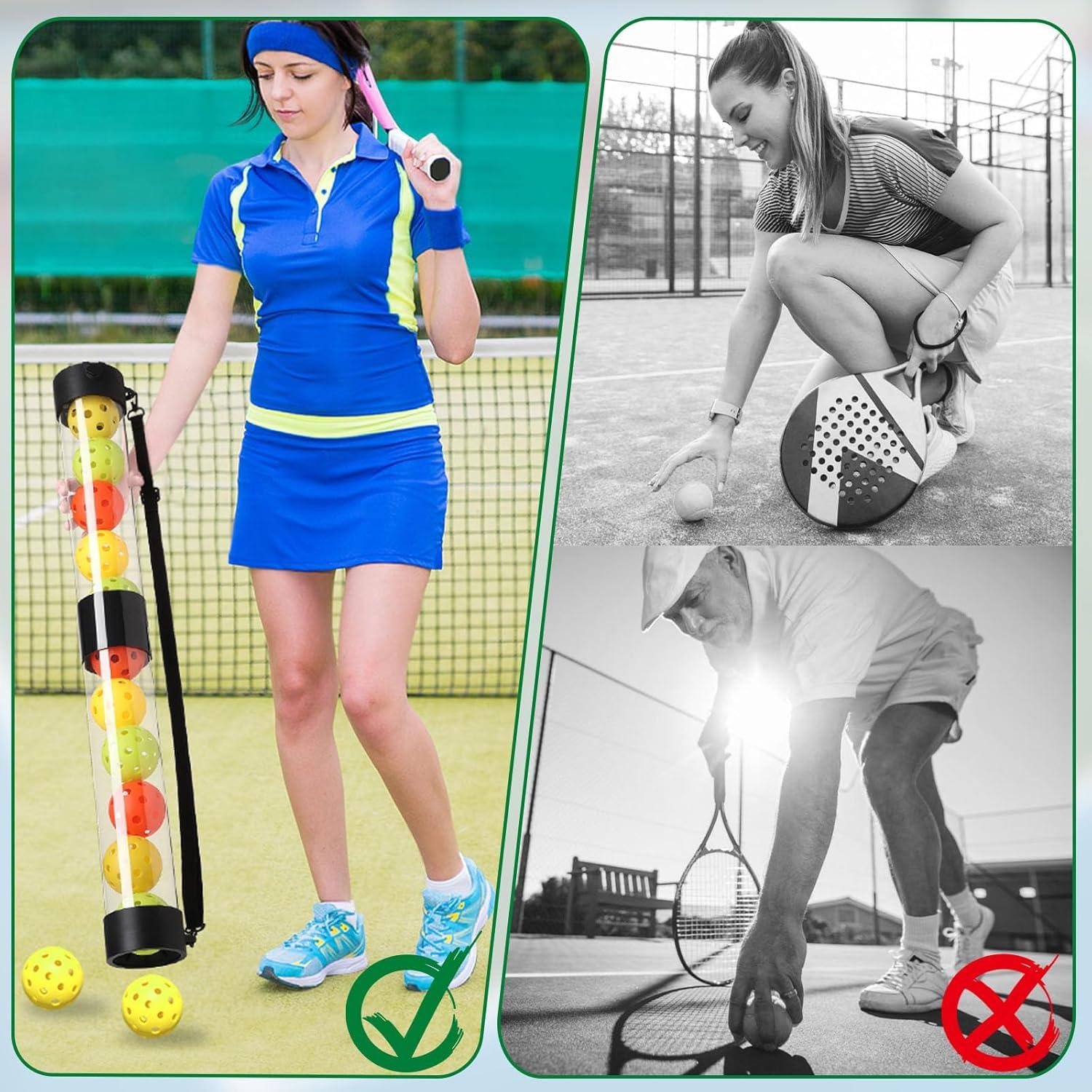 TOBWOLF Recolector de Pelotas de Tenis y Pickleball 11/13 Unidades
