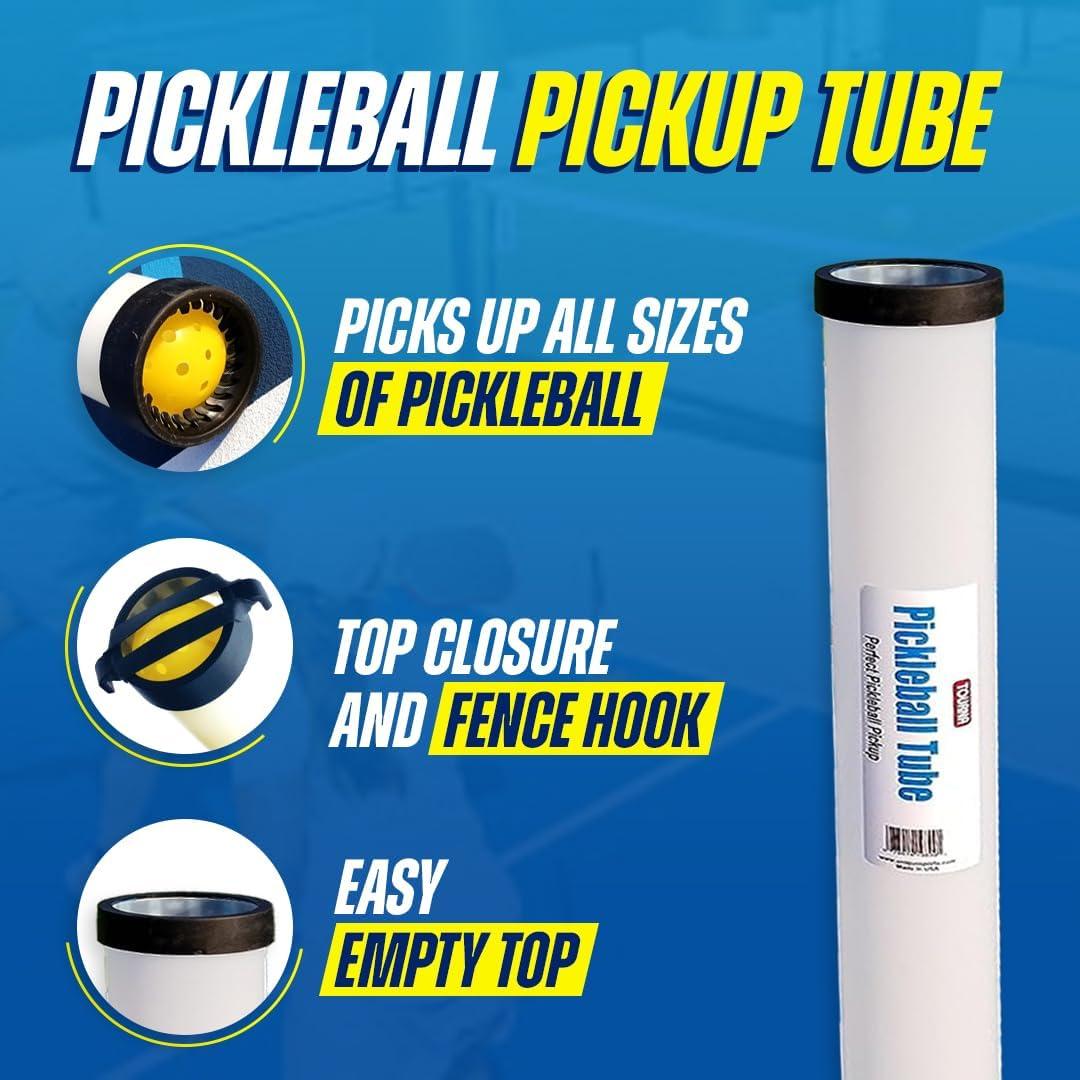 Tubo Recogedor de Pelotas de Pickleball Tourna - 17 Pelotas