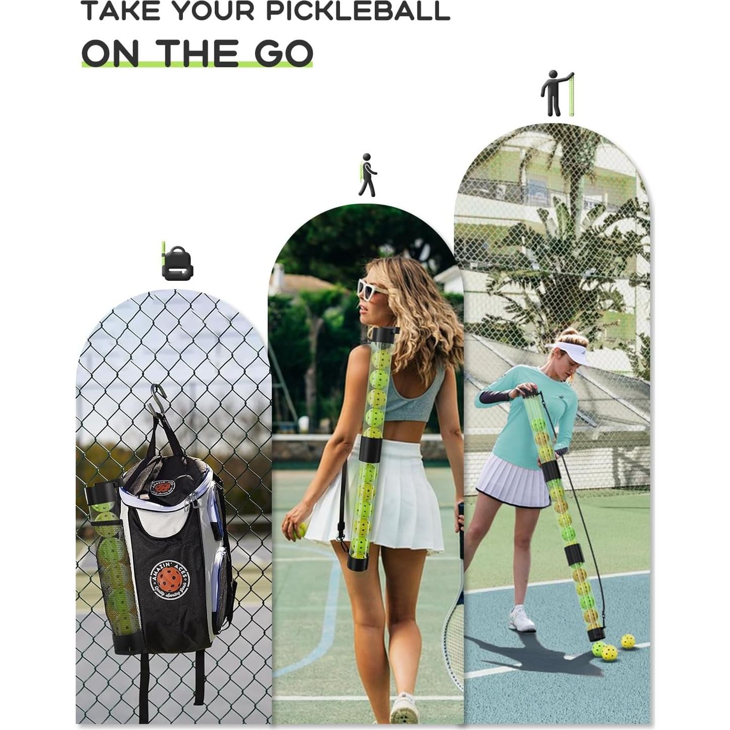 Recogedor de Pelotas de Pickleball Lomccian LPR1 17 Pelotas