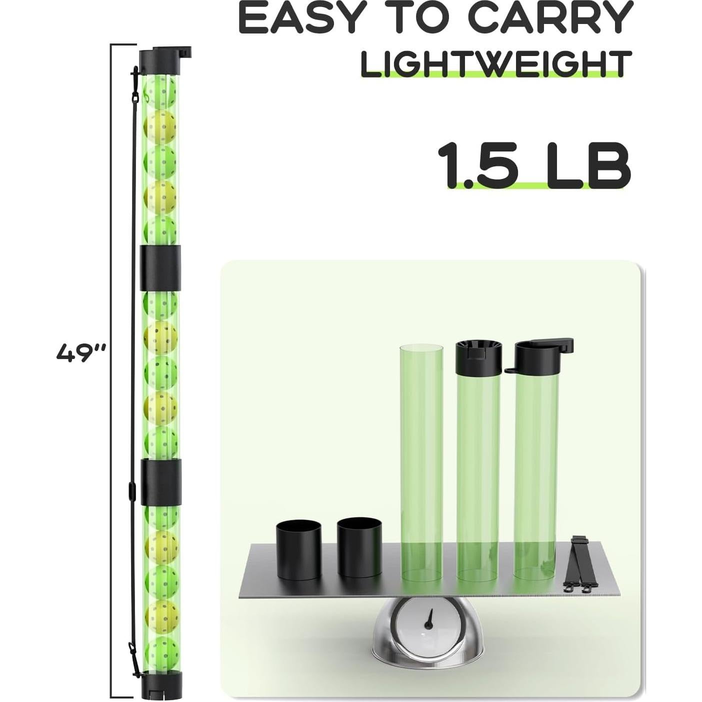 Recogedor de Pelotas de Pickleball Lomccian LPR1 17 Pelotas