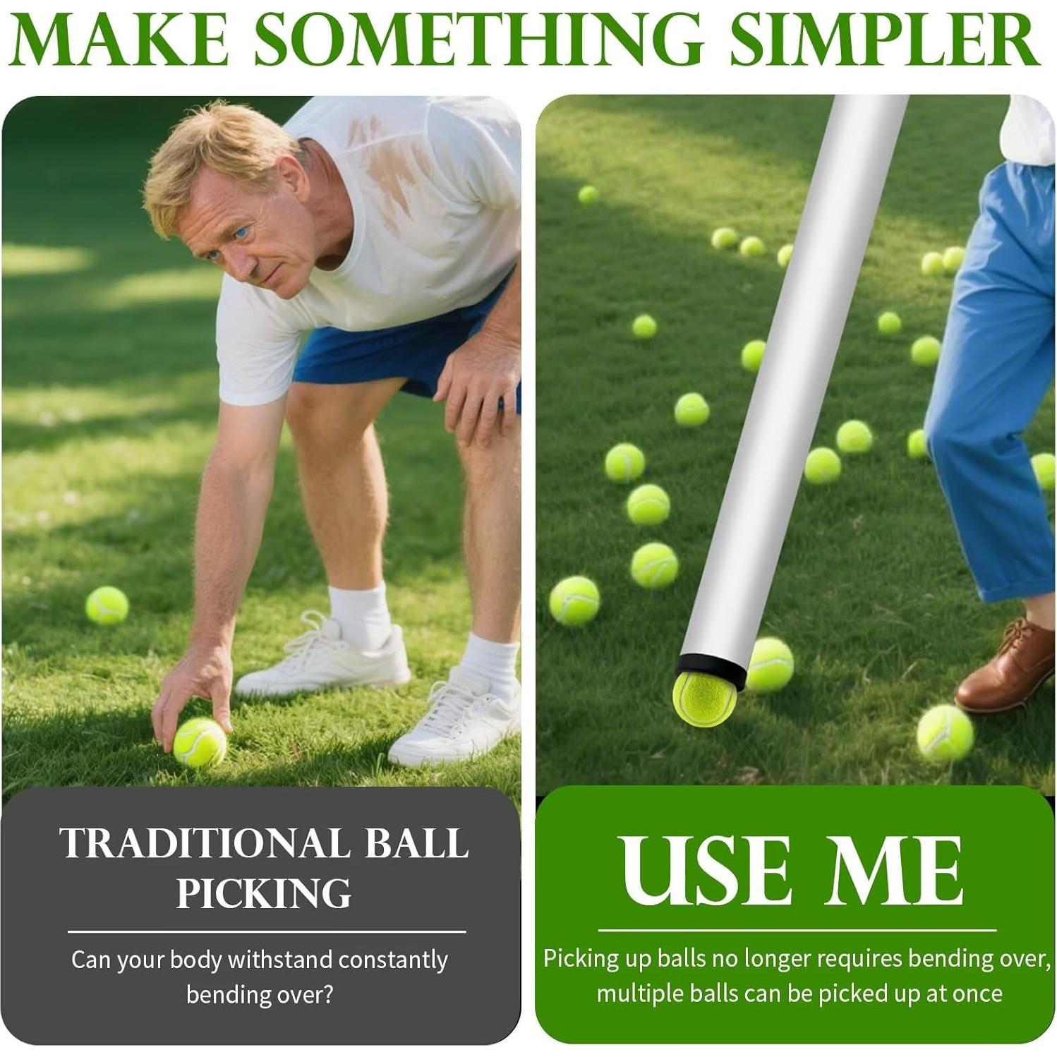 Recogedor de Pelotas de Tenis SKAbod - Multi-Deporte, Sin Doblado