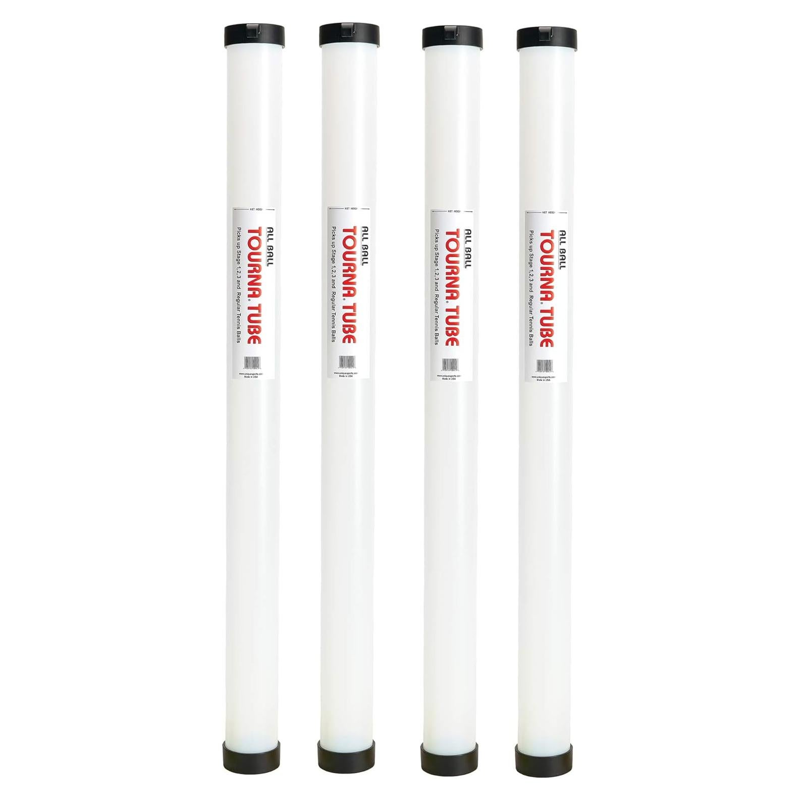 Recogedor de Pelotas Tourna TUB-21-W4 - Paquete de 4, Blanco