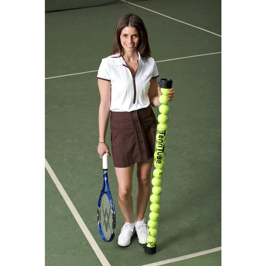 Recogedor de Pelotas Tourna TUB-21-W4 - Paquete de 4, Blanco