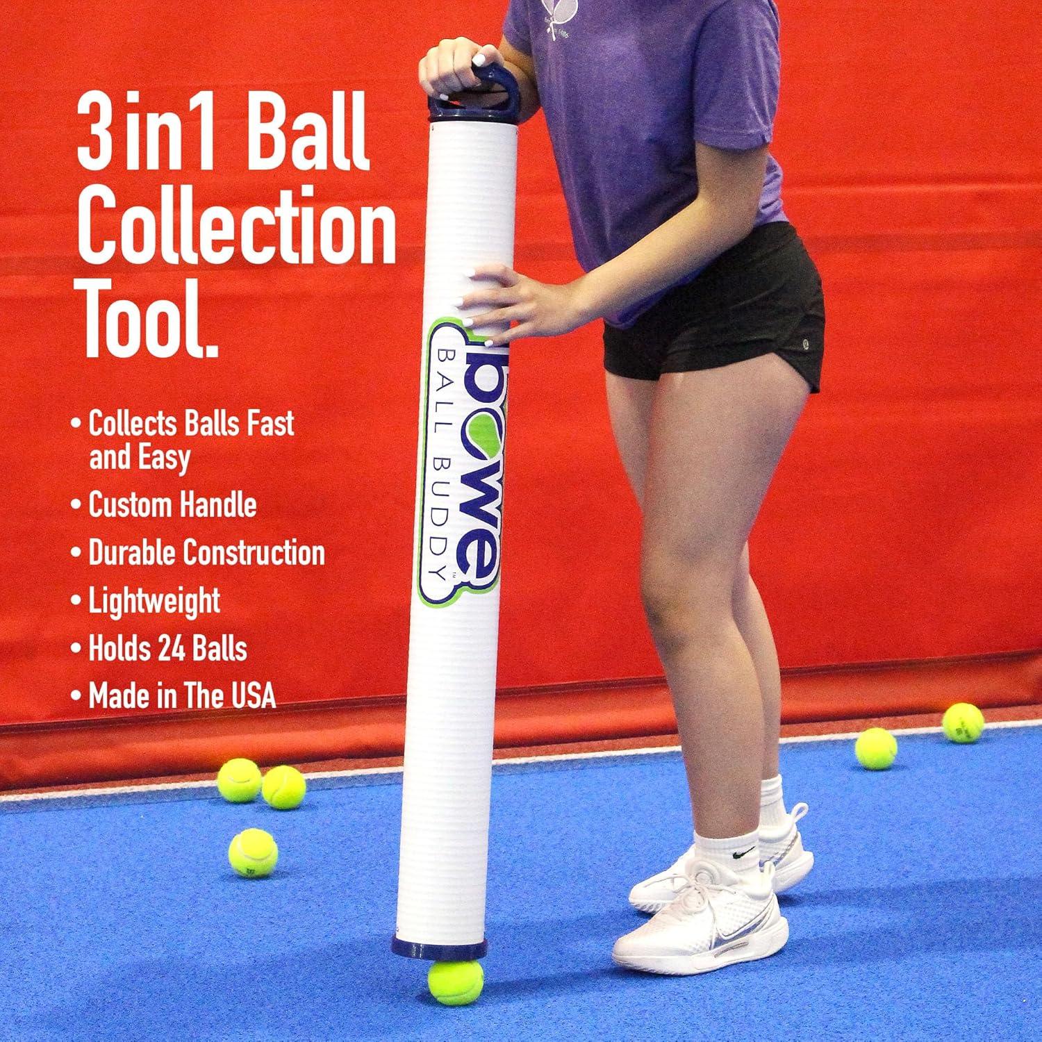 Recolector de Pelotas de Tenis Bowe Ball Buddy - Capacidad 22