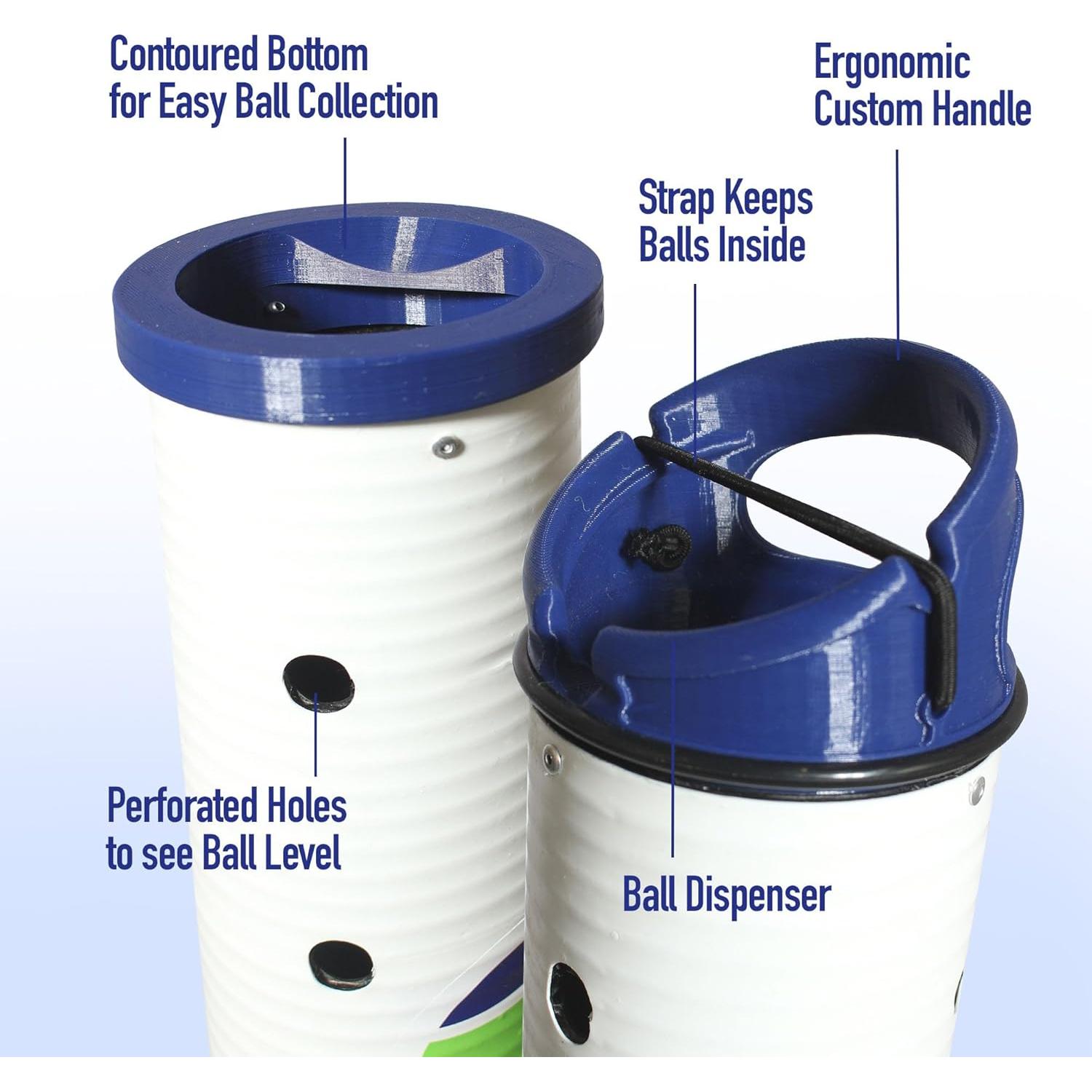 Recolector de Pelotas de Tenis Bowe Ball Buddy - Capacidad 22