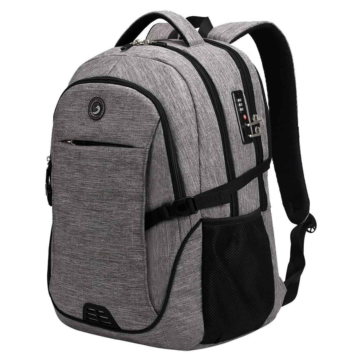 Mochila Antirrobo SHRRADOO 17" USB para Portátil y Viaje