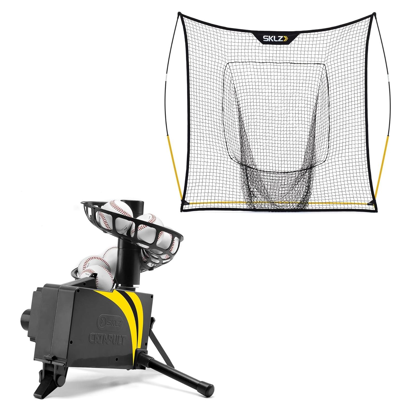 Kit de Entrenamiento SKLZ: Máquina de Lanzamiento Suave y Red