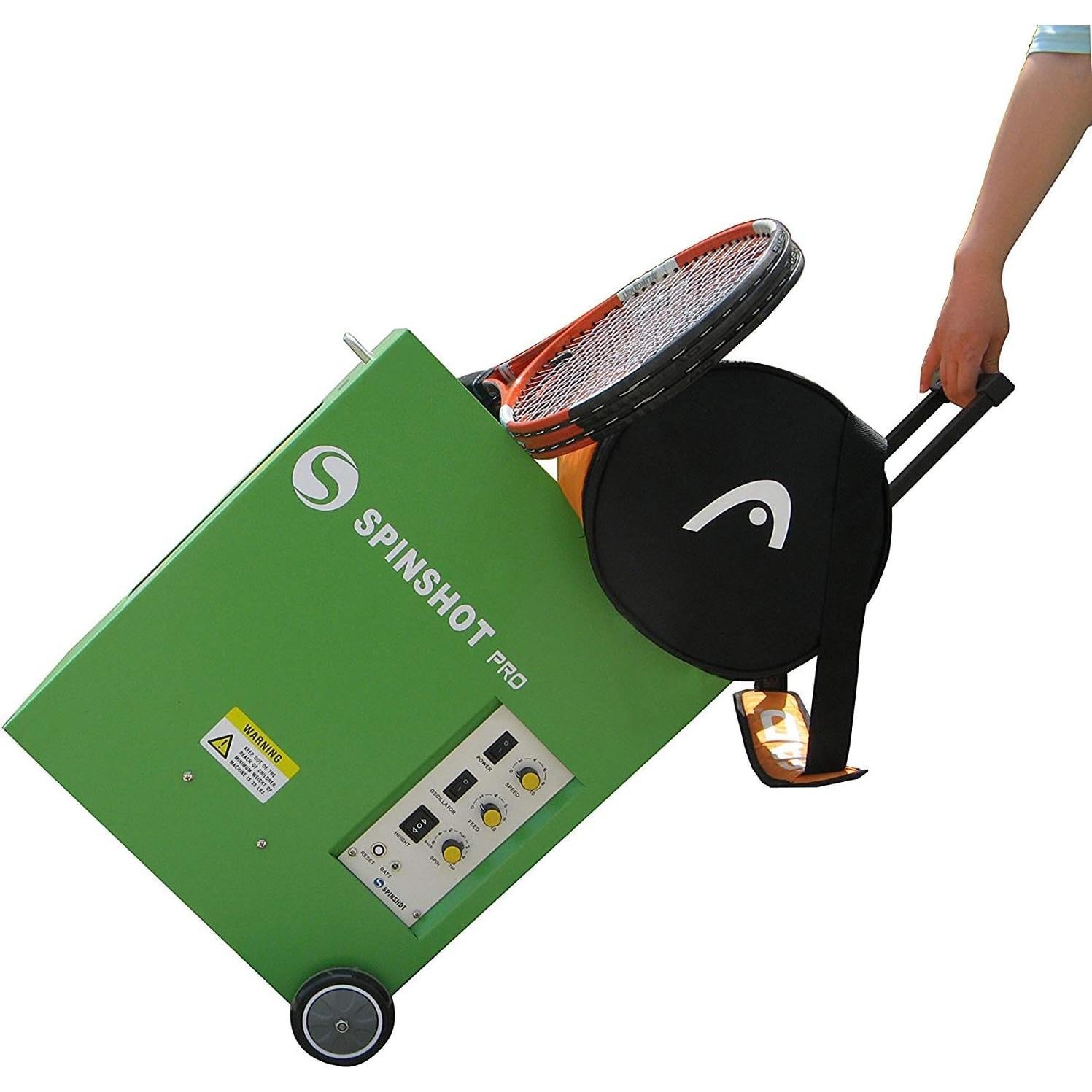 Máquina de Pelotas de Tenis Spinshot Pro 120 Pelotas Ajustable