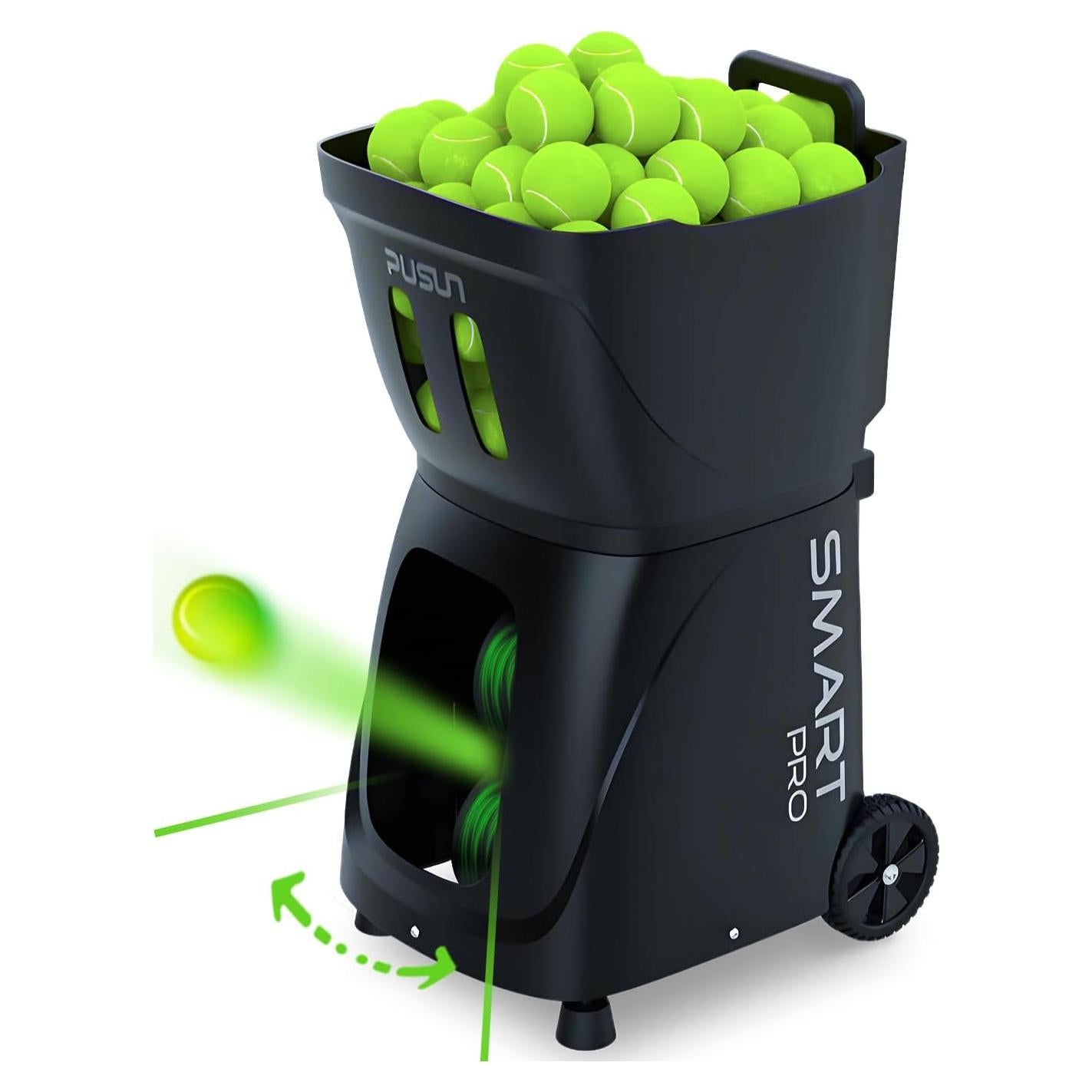 Máquina de Pelotas de Tenis PUSUN PT-Smart Pro 100 Pelotas 120 km/h