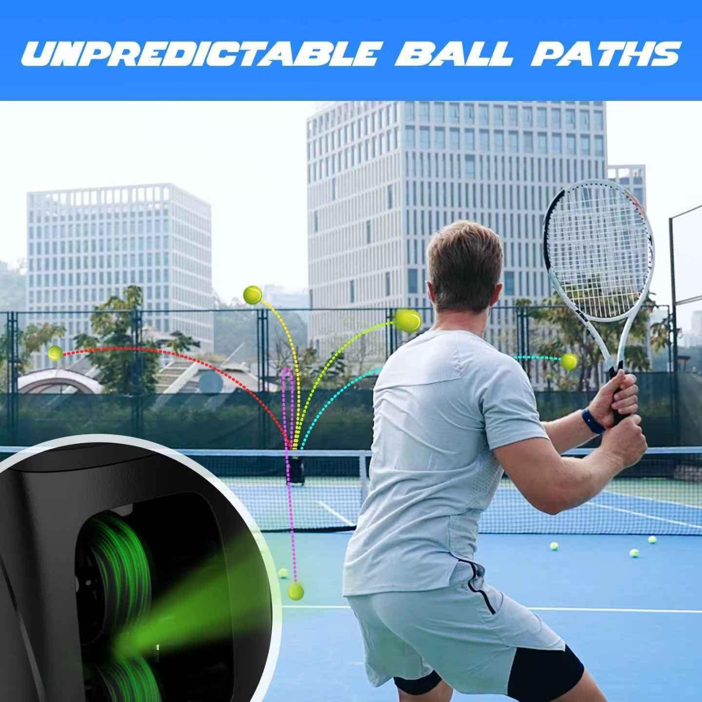 Máquina de Pelotas de Tenis PUSUN PT-Smart Pro 100 Pelotas 120 km/h