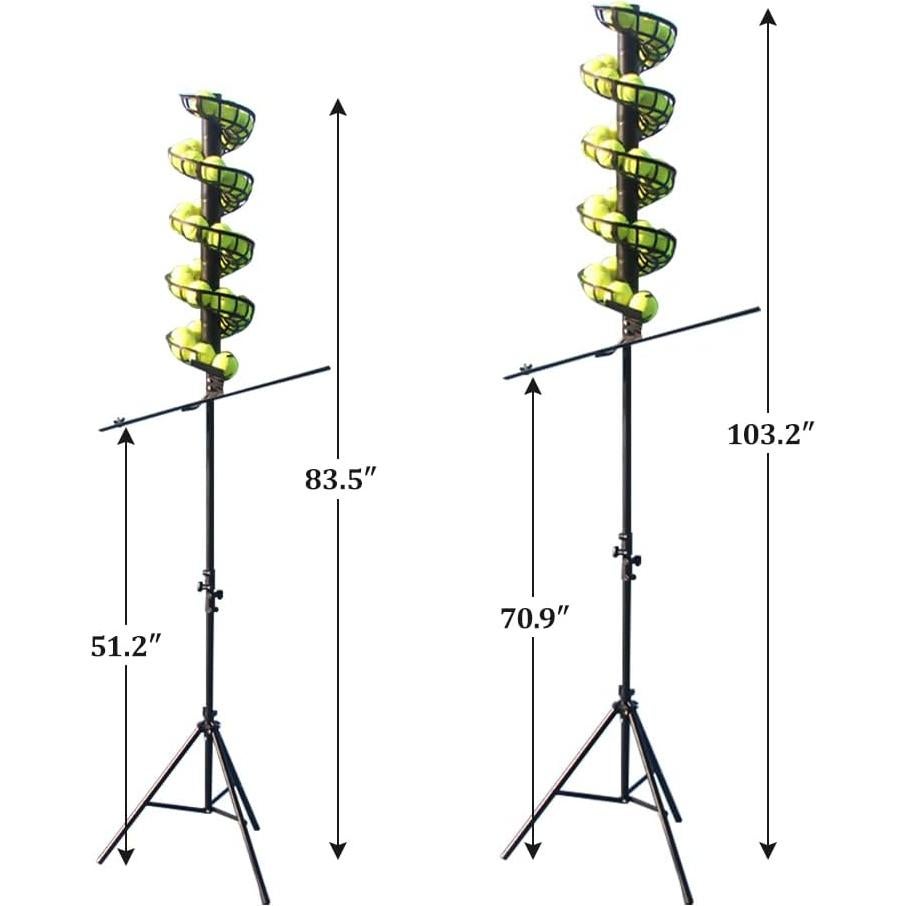 Máquina de Caída de Pelotas de Tenis AnEssOil 33 Pelotas
