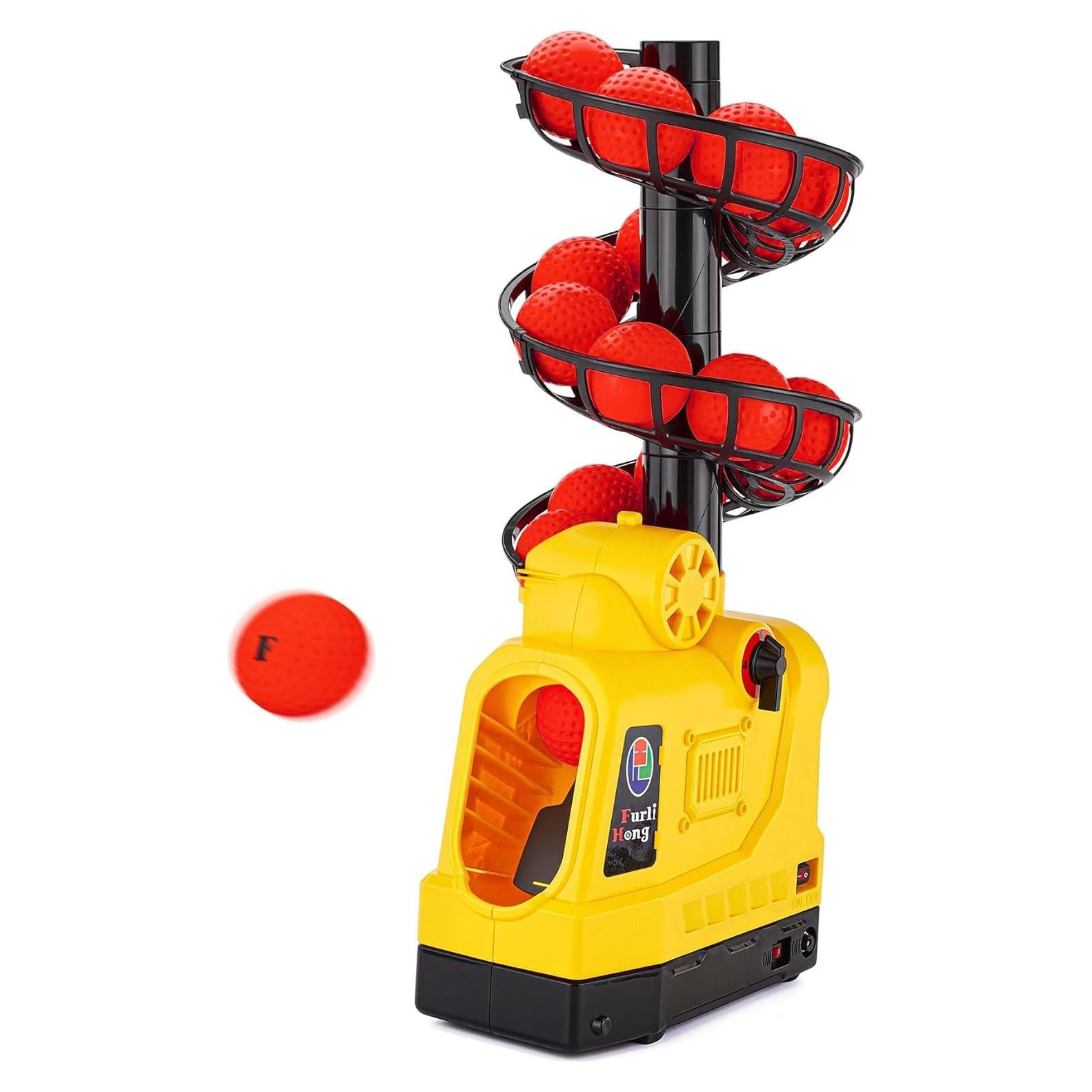 Máquina de Lanzamiento 4 en 1 Furlihong 681TPCBH - Béisbol, Tenis, Pickleball y Cricket