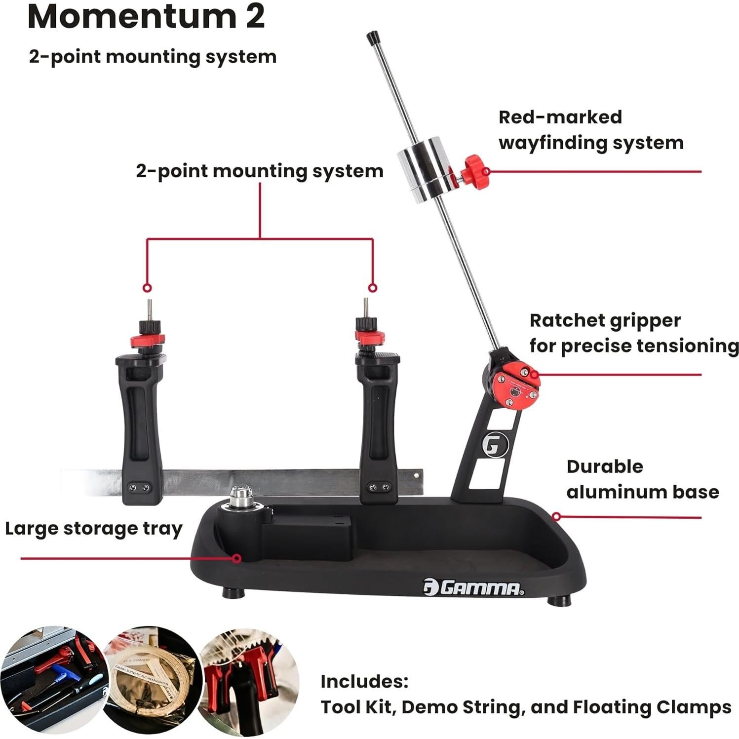 Máquina de Enhebrado GAMMA Momentum Drop Weight 2 - Profesional