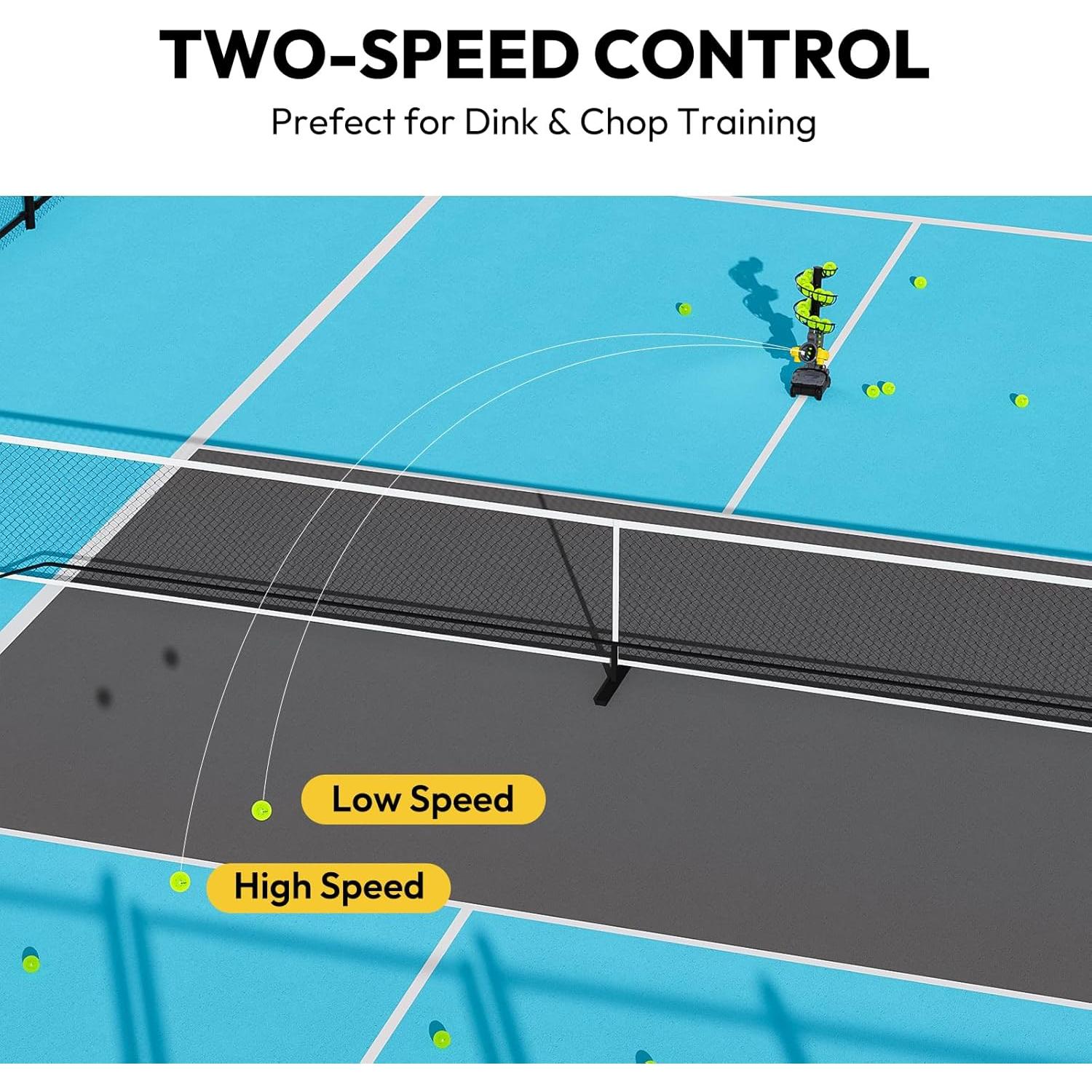 Lanzador Automático de Pickleball A11N SPORTS S13 - Ajustable