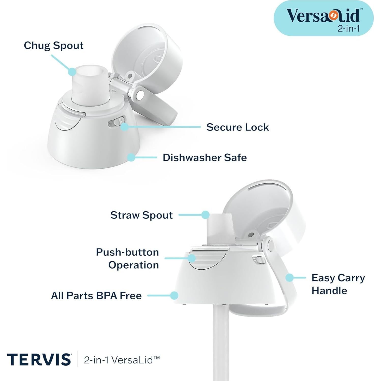 Botella de Agua Tervis Venture Lite 24oz Aislada Doble Pared